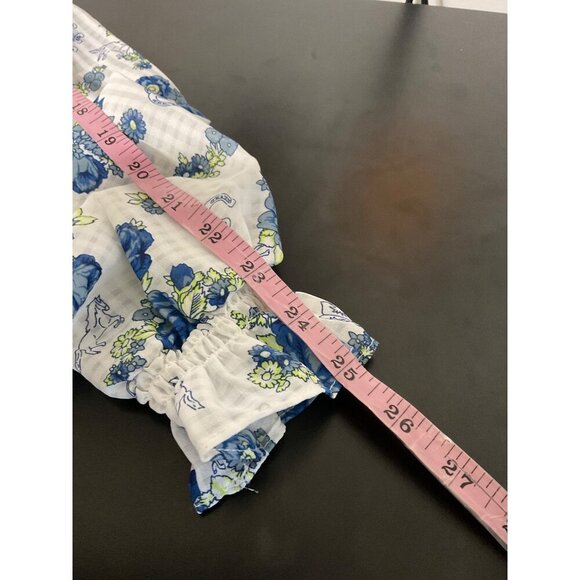 *MODCLOTH Howdy Petal Partner Button-up Floral Midi Dress Blue size XL - Picture 8 of 13